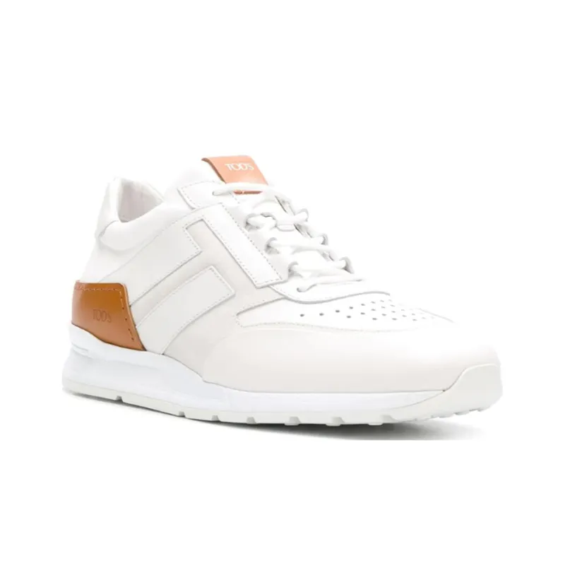 TOD'S Low Top Running Shoes Men's White-2
