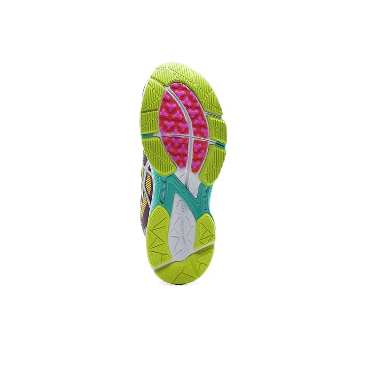 Asics Gel-DS Trainer Running Shoes Women's Low-Top Grape Purple/Yellow-4