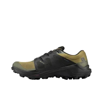 SALOMON Wildcross 1 Low-Top Running Shoes Men's Olive Green