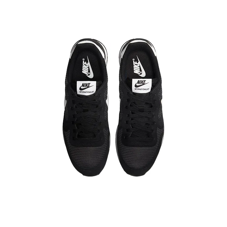 Nike Internationalist Black Dark Smoke Grey White Women's-3