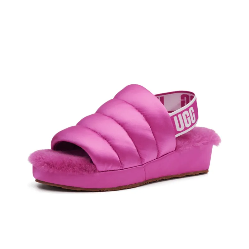 UGG Plush Slippers Women's Purple-1