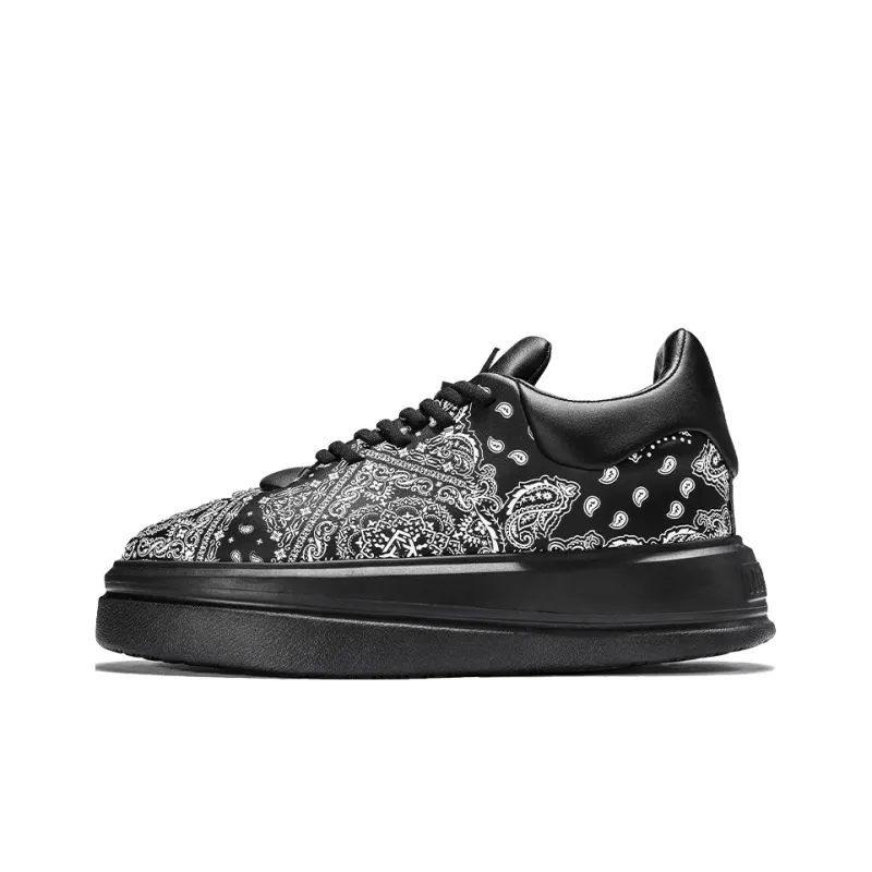 NORVINCY Stylish Skateboarding Shoes Unisex Black-1
