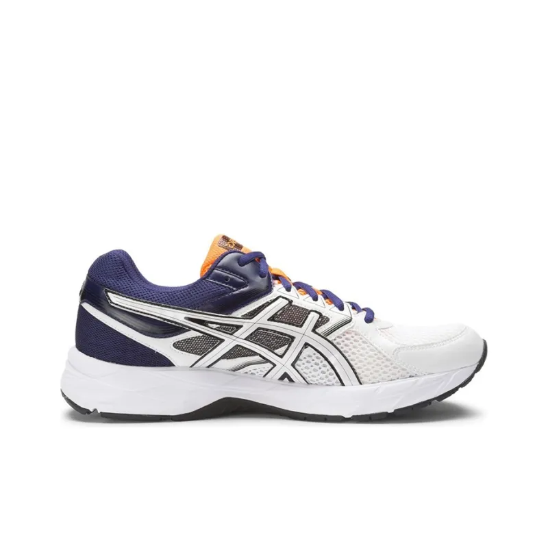Asics Gel-Contend 3 Breathable Low-Top Running Shoes Men's White Purple Orange-1