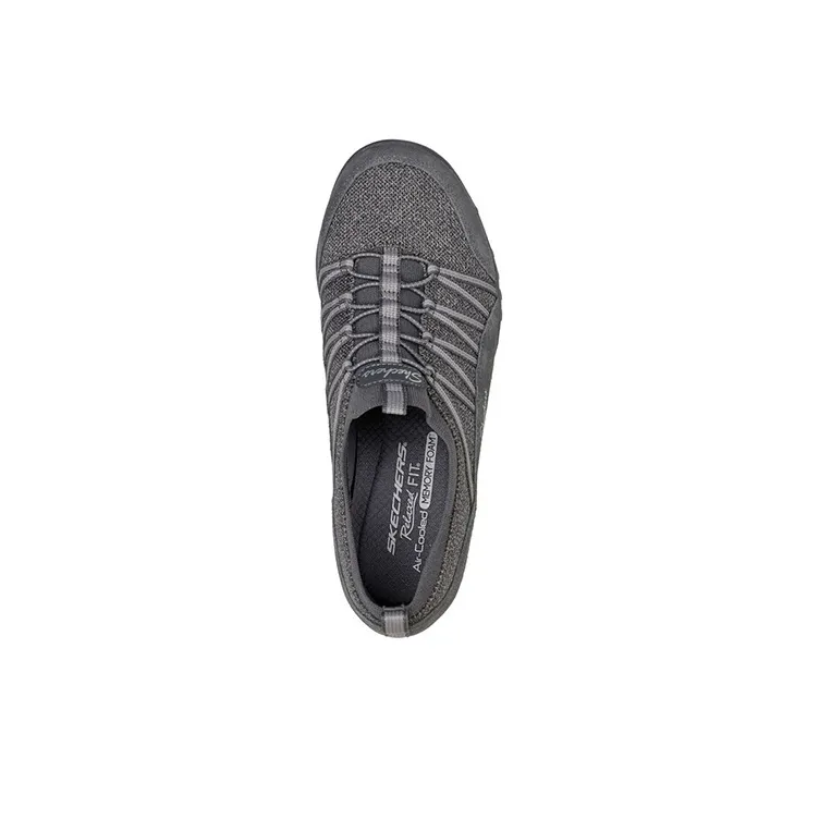 Skechers Breathe-Easy Casual Shoes Women's Low-Top Dark Gray-3