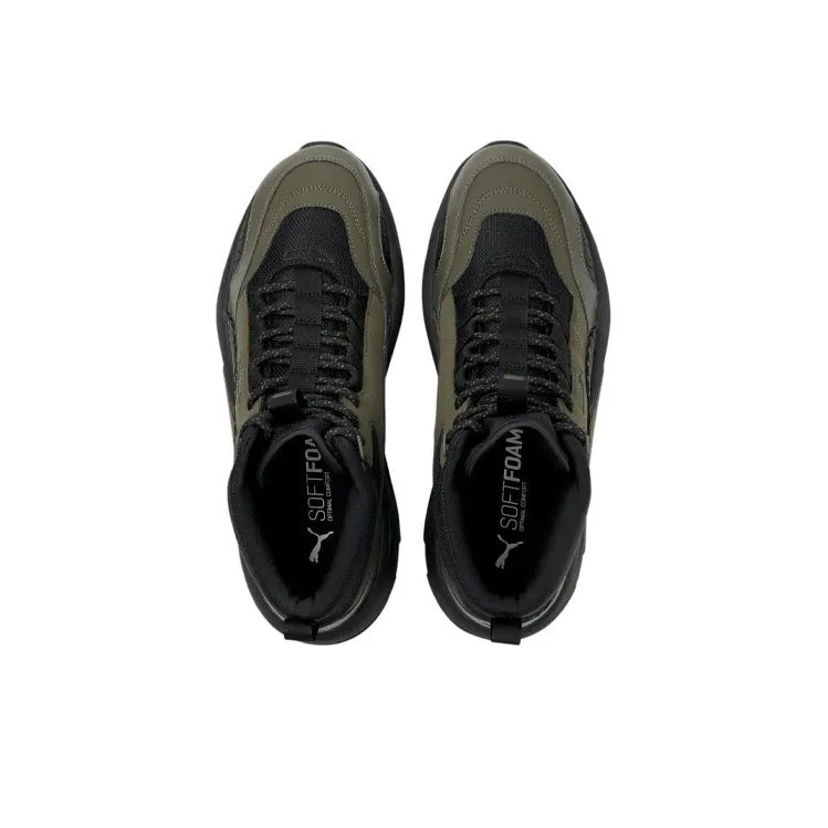 PUMA X Ray 2 Square Mid Wtr Running Shoes Unisex Green/Black-2