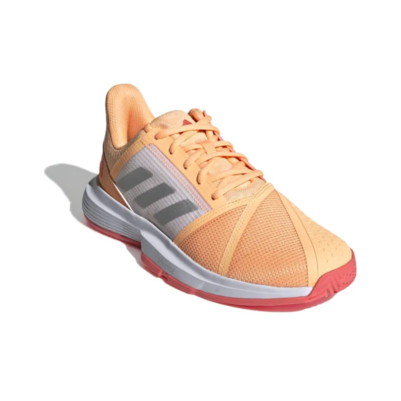 Adidas Courtjam Breathable Low Top Tennis Shoes-2