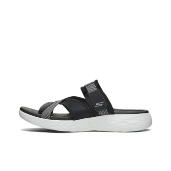Skechers On The Go 600 Sandals Black/White