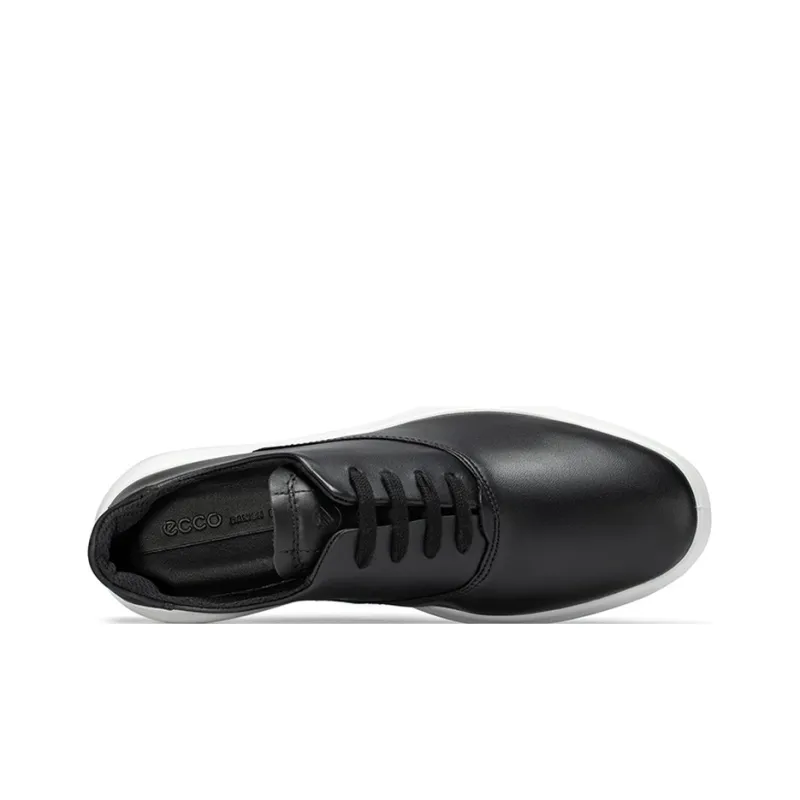 Ecco Skateboard Shoes Women's Low Top Black-3