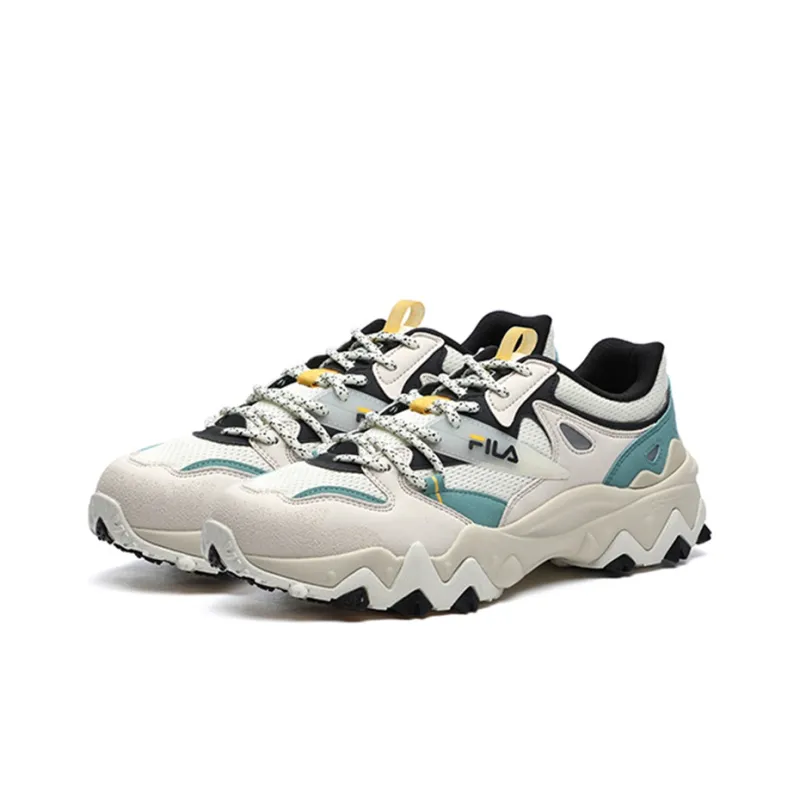 FILA Fellow 2 Euro Man 2 Cushioning Anti Slip And Wear Resistant Low Top Casual Shoes Men's Vanilla Ice Beige-2