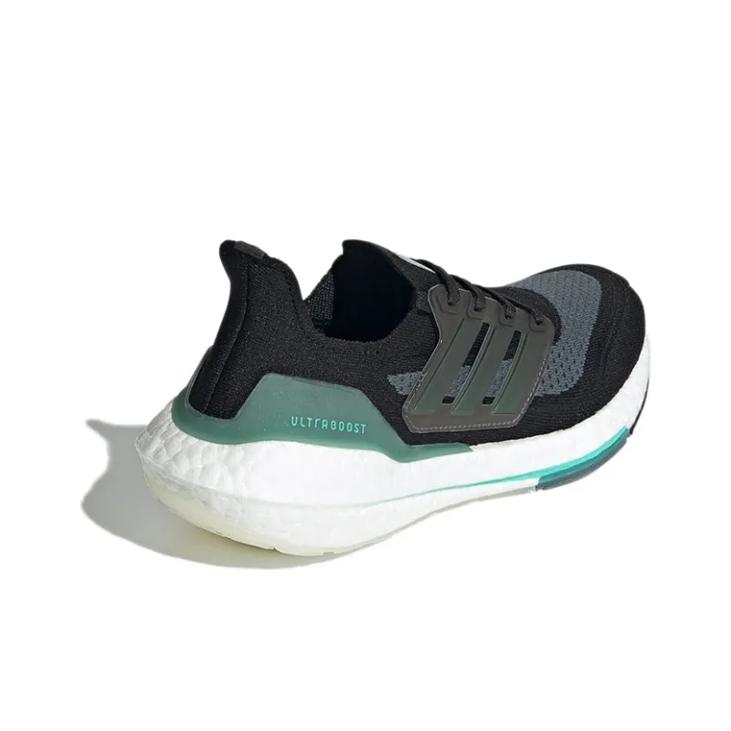 Adidas Ultra Boost 21 Black Acid Mint Women's-3
