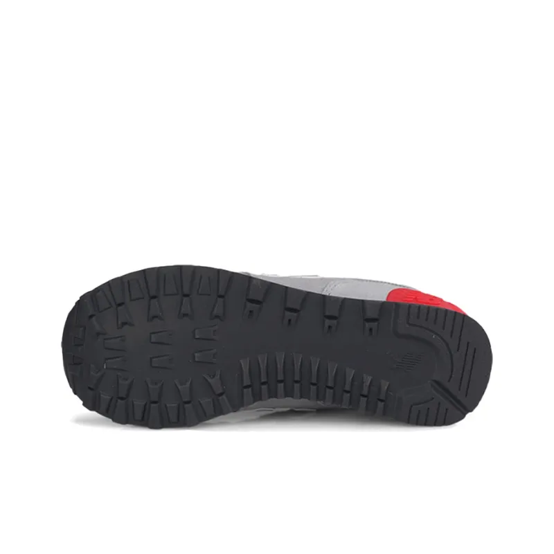 New Balance 574 Light Grey Red Women's-3
