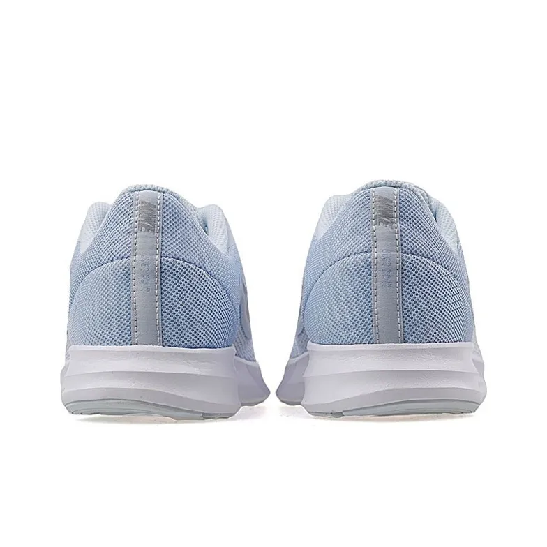 Nike Downshifter 9 Cushioned Anti-Slip Wear-Resistant Breathable Lightweight Low-Top Running Shoes GS Light Blue White-2