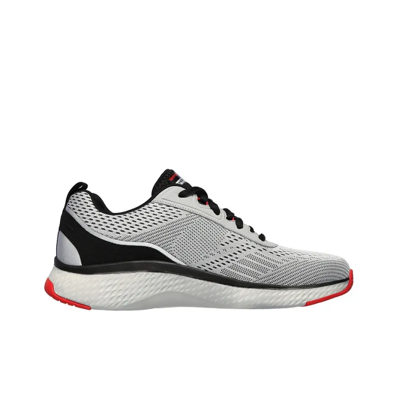Skechers Solar Fuse Cushioning Anti-Slip And Wear-Resistant Low-Top Running Shoes Men's Gray-1
