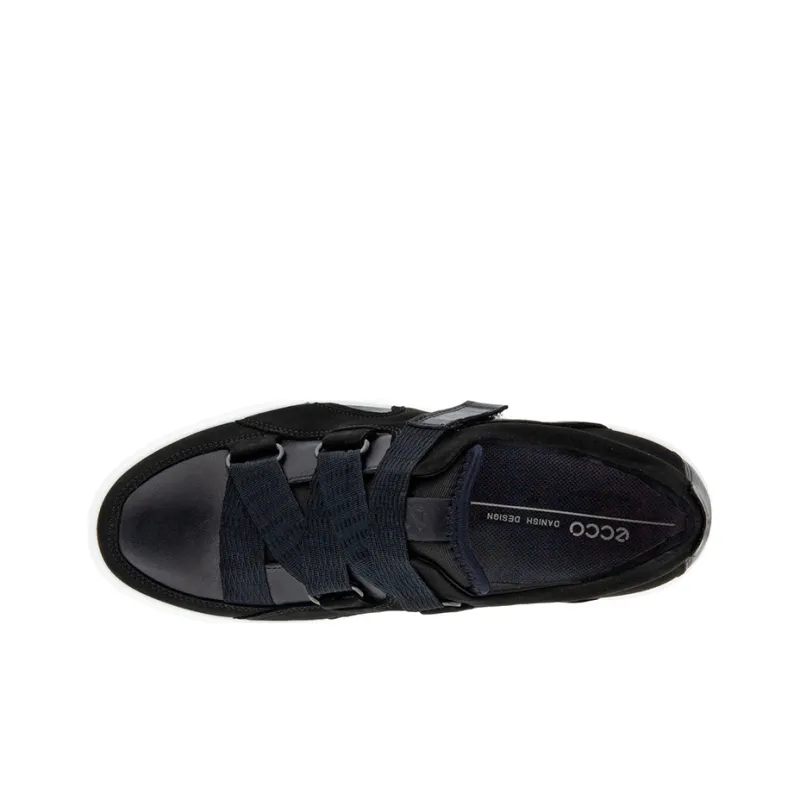 Ecco Soft 7 Wedge Skateboard Shoes Women's Black-2