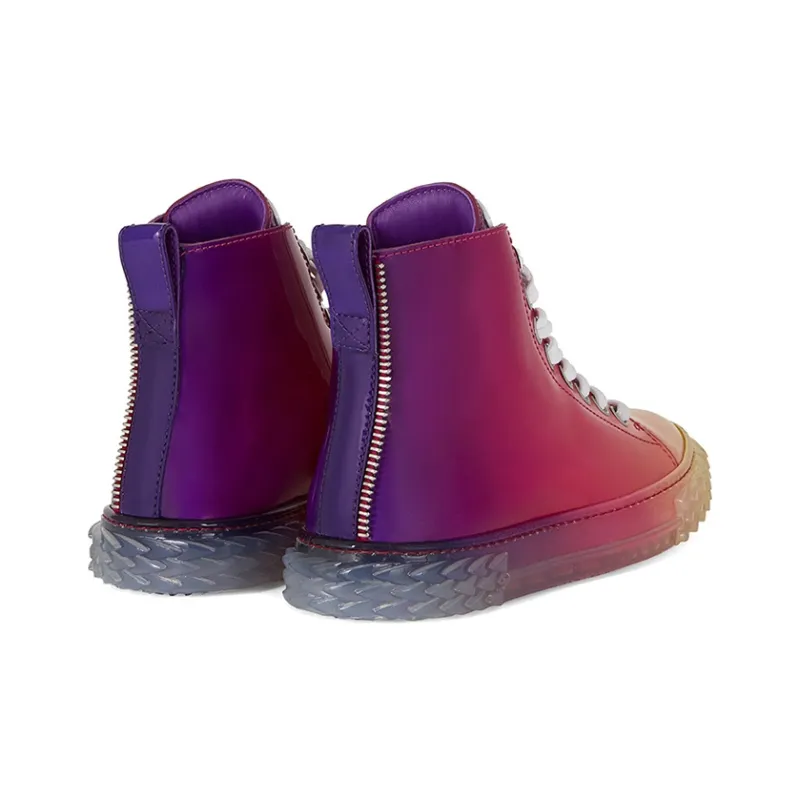 Giuseppe Zanotti/GZ Blabber High Top Skateboard Shoes Women's Gradient Red-4