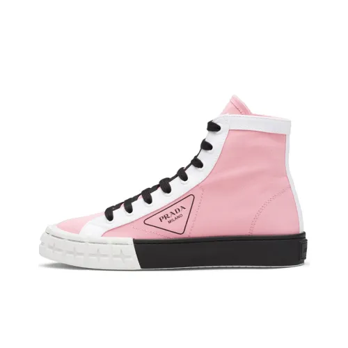 PRADA Gabardine Wheel High 'Pink White'