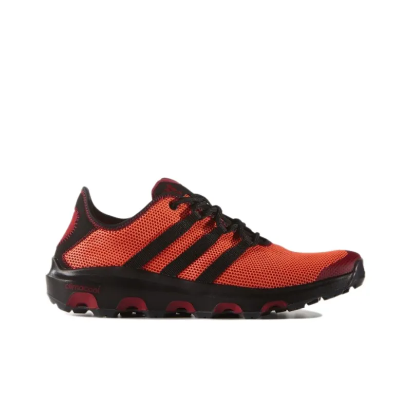 Adidas Climacool 2.0 Windy Anti-Slip Wear-Resistant Low-Top Outdoor Shoes Men's Red Black-1