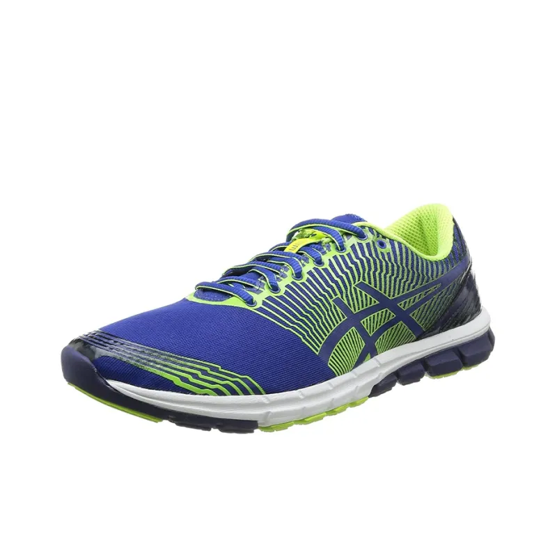 Asics Gel-Lyte33 3 Wear-Resistant Low-Top Running Shoes Men's Blue Yellow-2