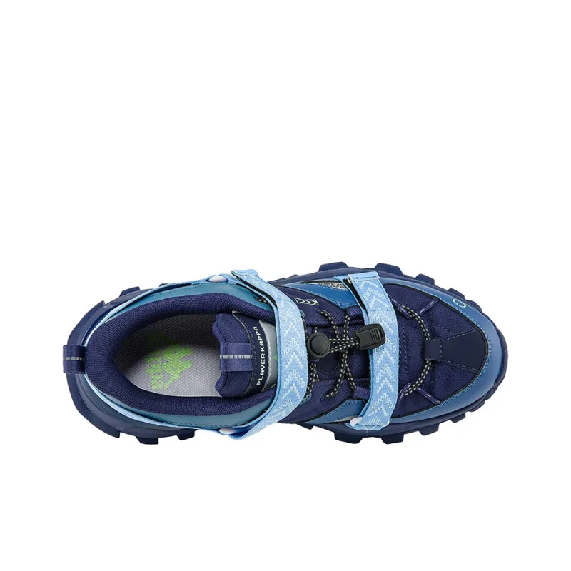 Kappa Gamer DJ Anti Slip Wear Resistant Low Top Casual Shoes Unisex Medium Antique Blue-5