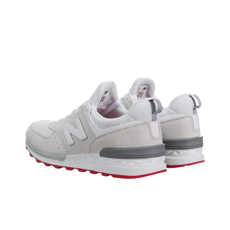New Balance 574 Sport Off White Red Women's-2