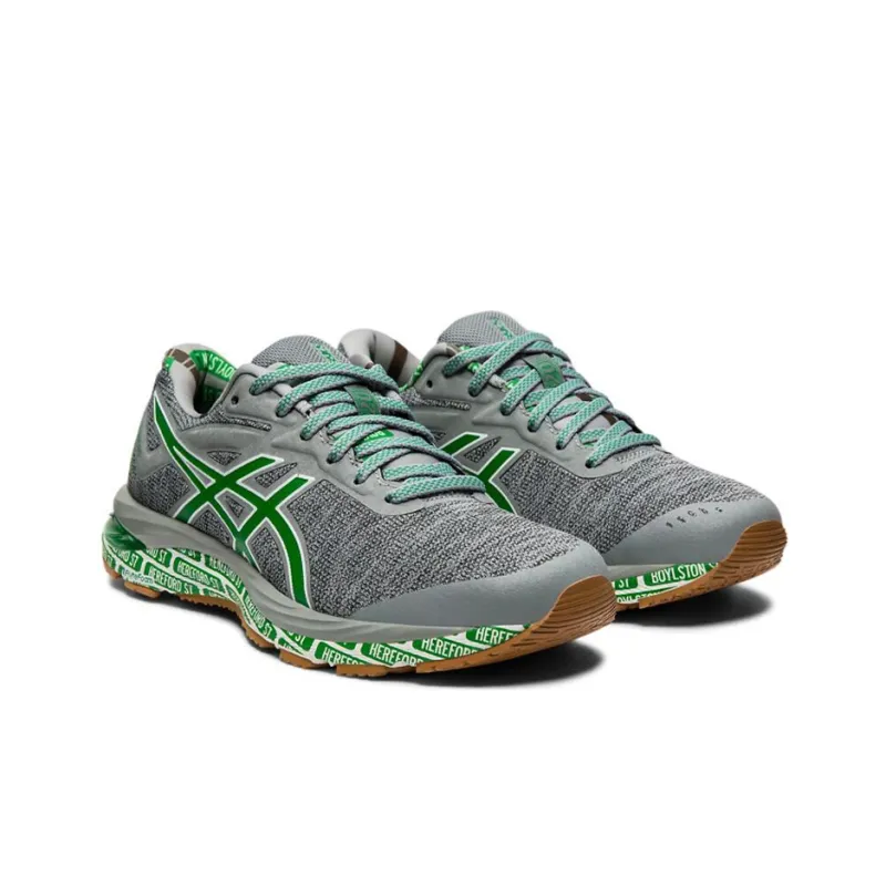 Asics Gel-Cumulus 20 Boston Low-Top Running Shoes Women's Gray Green-2