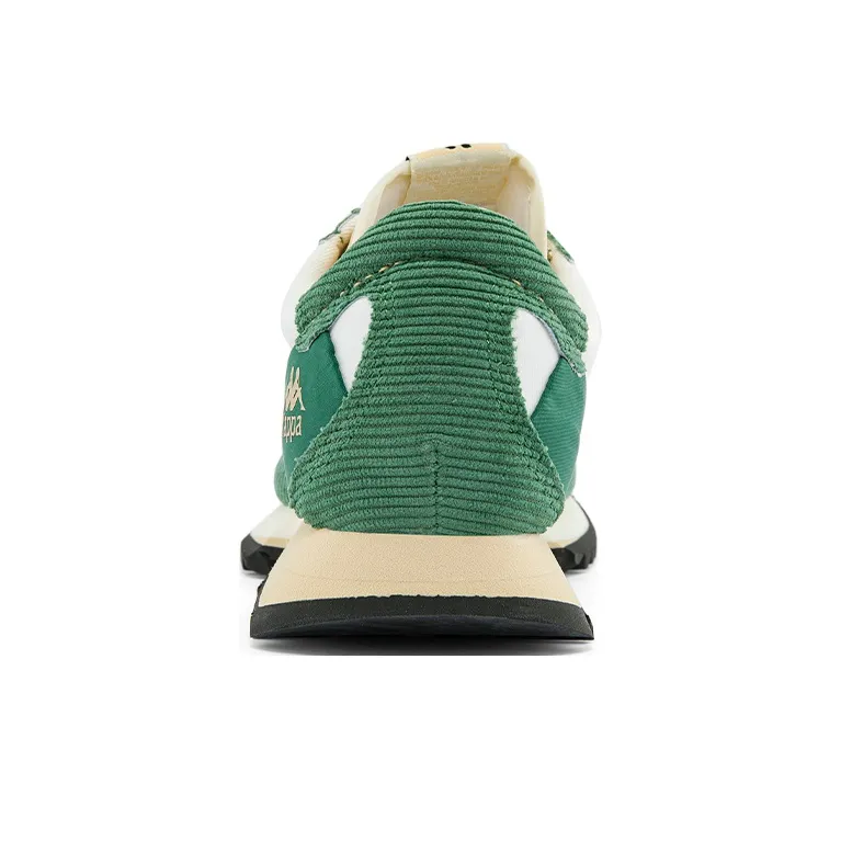 Kappa Coverage Low Top Casual Running Shoes Unisex White Green Yellow-4