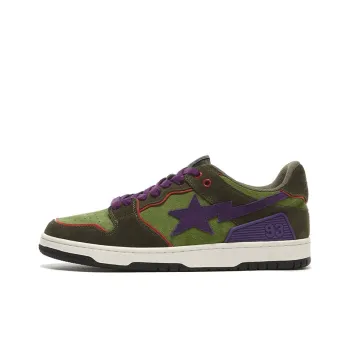 A BATHING APE Bape Sta Sk8 'Green Dark Purple'