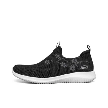 Skechers Ultra Flex Breathable Minimalistic Low Tops Athleisure Casual Sports Shoe Black Women's