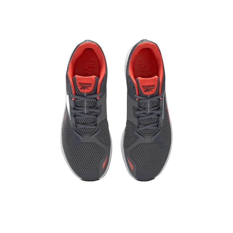 Reebok Endless Road 2 Slip-Resistant Breathable Low-Top Running Shoes Men's Gray Orange-3