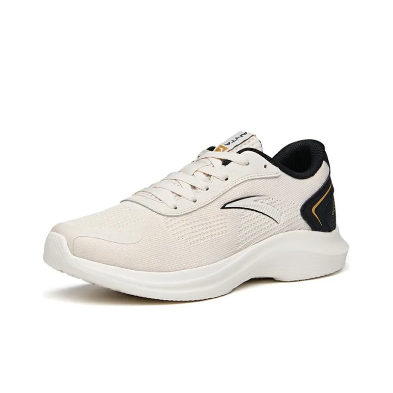 Anta Running Collection Anti-Slip And Wear-Resistant Breathable Low-Top Running Shoes Men's Muddy Sandy Gray-1