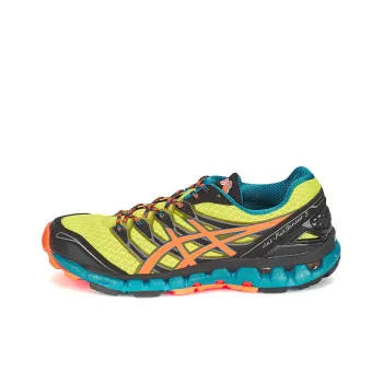 Asics Gel-Fuji Sensor 3 Wear-Resistant Low-Top Running Shoes Men's Yellow Orange