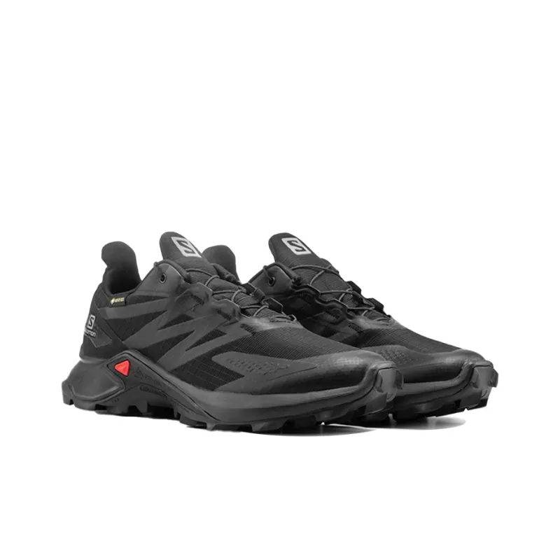 SALOMON Anti Slip Wear Resistant Waterproof And Breathable Low Top Running Shoes Women's Black-1