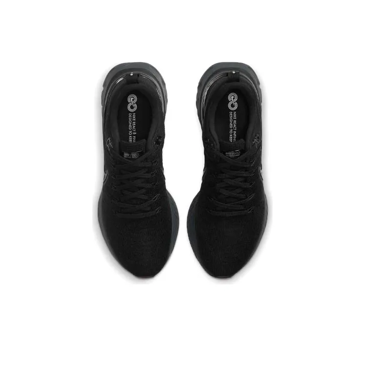 Nike React Infinity Run Flyknit 2 Black Iron Grey-3