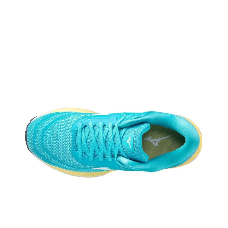 Mizuno Sky Running Shoes Women's Low Top Blue/Yellow-2