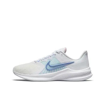 Nike Downshifter 11 Low Top White/Blue Women's