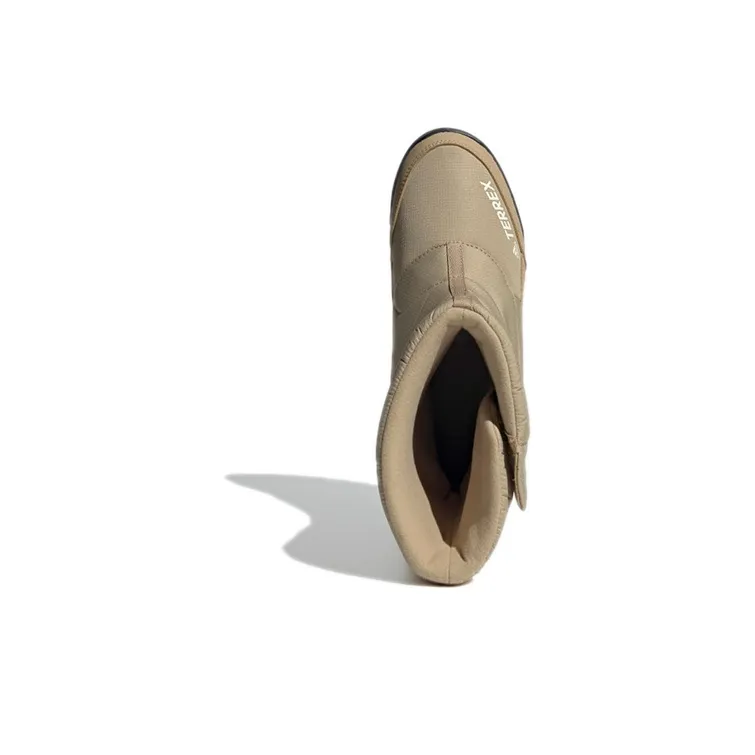 Adidas Terrex Choleah Cold.Rdy Boots Wear-Resistant High-Top Trekking Shoes Unisex Khaki-4