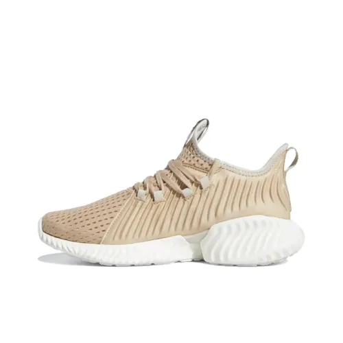 Adidas Alphabounce Instinct Running Shoes Unisex Low-Top Beige Brown