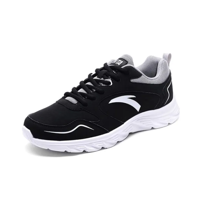 Anta Cushioned Slip-Resistant Abrasion-Resistant Low-Top Running Shoes Men's Black-2