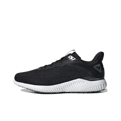 Adidas AlphaBounce Running Shoes Unisex Low-Top Black/White