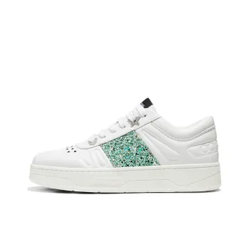 Jimmy Choo Hawaii Skateboard Shoes Women's Low Top Mint Green