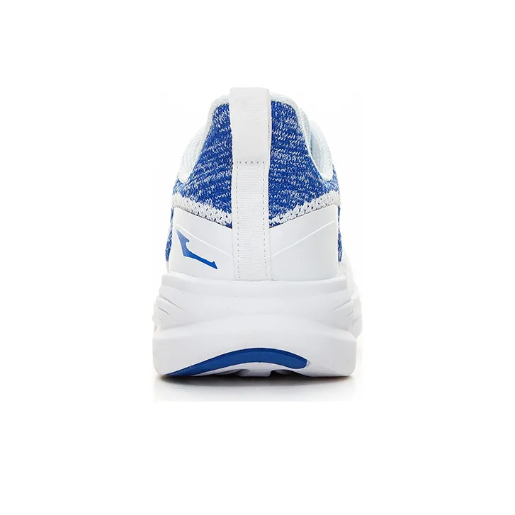 Erke Shock Absorbers With Slip Resistant And Abrasion Resistant Properties Low Top Running Shoes Men's White Blue-3