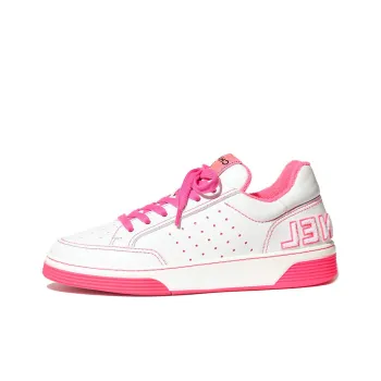CHANEL Sneaker White Fuchsia Women's