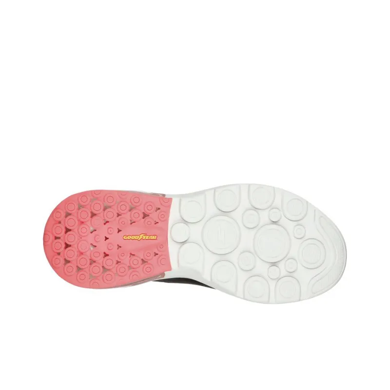 Skechers GO WALK Air 2.0-Sky Motion Cushioning Anti-Slip And Wear-Resistant Low-Top Casual Shoes Women's Black Pink-4