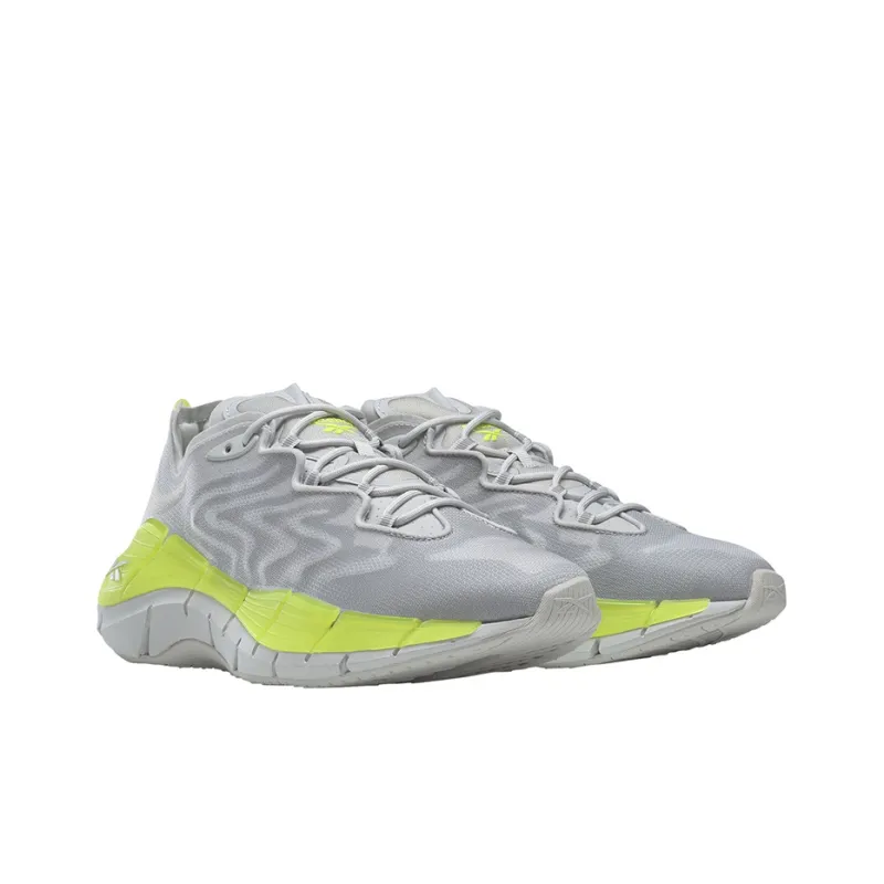 Reebok Zig Kinetica 2 'Pure Grey Acid Yellow'-2