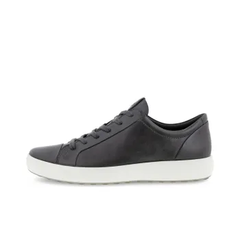Ecco Soft Cool Size 7 Collection Stylish Skateboarding Shoes Men's Dark Gray
