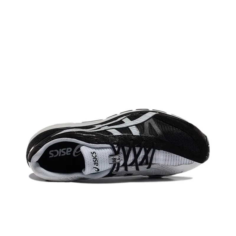 Asics Skysensor Glide 4 Breathable Low Top Running Shoes Men's Black White-2