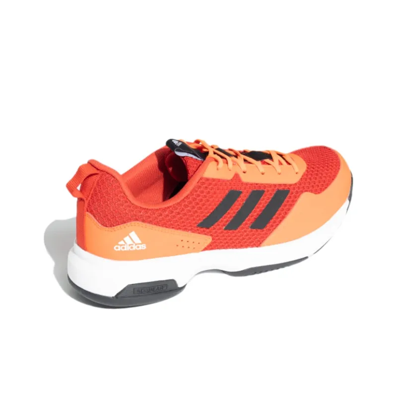 Adidas Tennis 21 V2 Tennis Shoes Men Low-Top Orange/Red-3