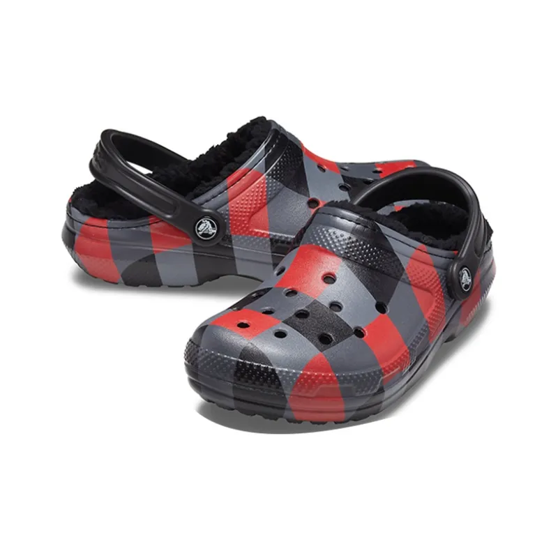 Crocs Classic Clog Clogs Unisex Black Red Gray-3