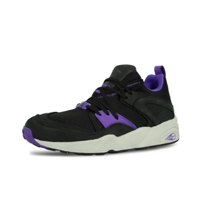 PUMA Blaze Of Glory Mid Top Casual Shoes Unisex Black Purple-2