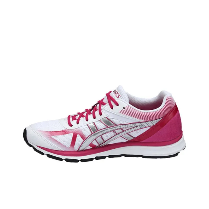 Asics Lady Skysensor Glide 3 Wear-Resistant Low-Top Running Shoes Women's Pink White-0